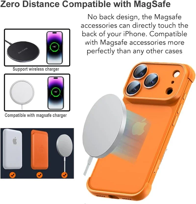 Frameless Corner Camera Lens Protector Case for iPhone 17 Series — Air / Pro / Pro Max, Plus 14/13/12/15/16