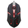 Ergonomic Wired Gaming Mouse — USB RGB Mause with LED Buttons, Silent for PC/Laptop