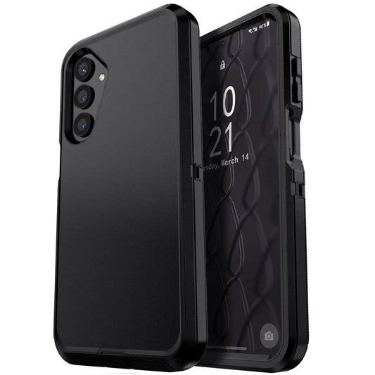Black Samsung Galaxy A16 5G Case – Heavy Duty Shockproof 3-in-1 Case