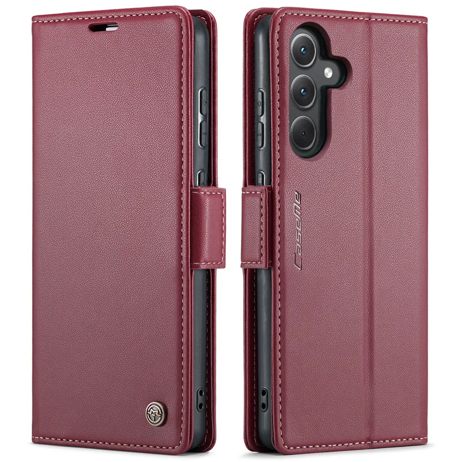 Samsung Galaxy A55 5G / A35 / A25 / A05S (2024) Wallet Case – Card Holder, RFID Blocking, Durable Leather Kickstand Phone Cover