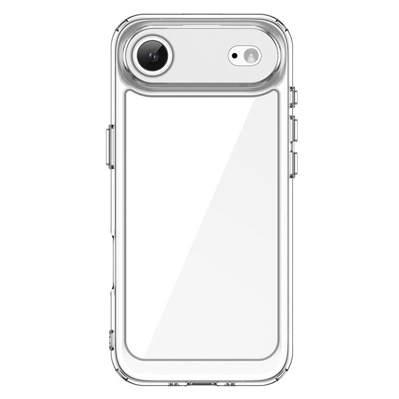 iPhone 17 Air Transparent TPU Case — Durable Hard Shell, Frosted Translucent, Fits iPhone 17 Pro Max