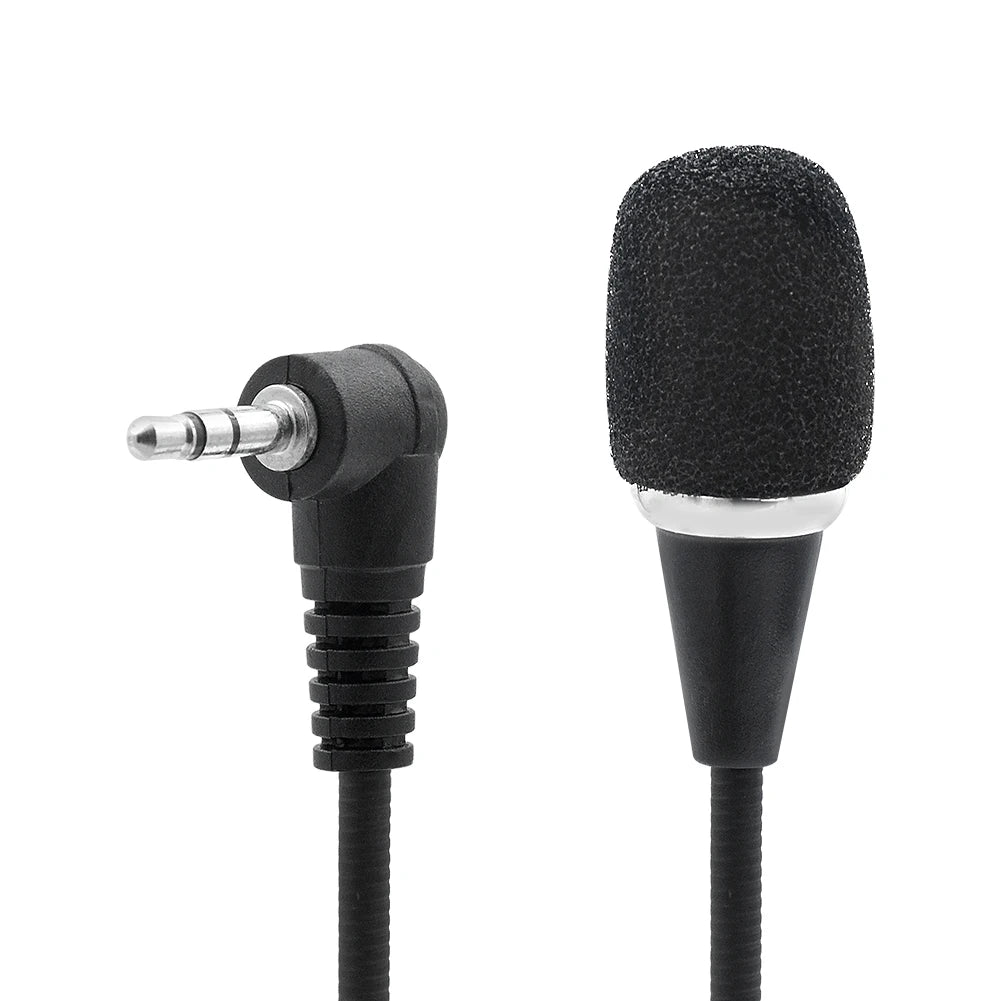 17cm Mini Gooseneck Microphone with 3.5mm Jack – Flexible Condenser Mic for Mobile, PC, Laptop