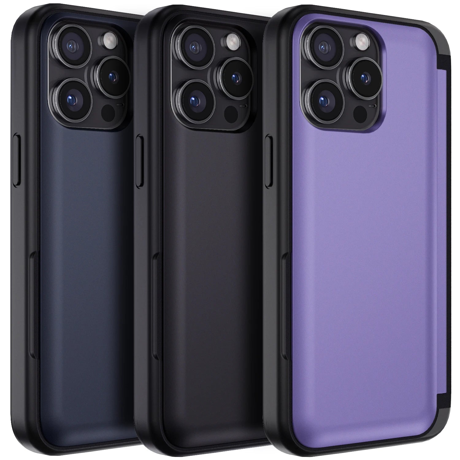 iPhone 13 Series Hybrid Rugged Case – Protective Kickstand Cover