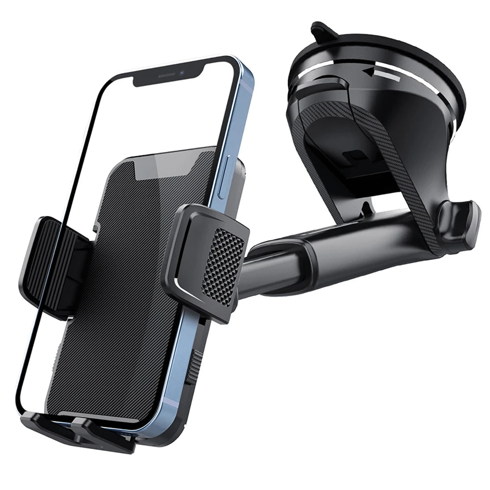 360° Rotating Gravity Sucker Phone Mount – Dashboard & Windshield Car Stand for Trucks, RVs, and Vehicles