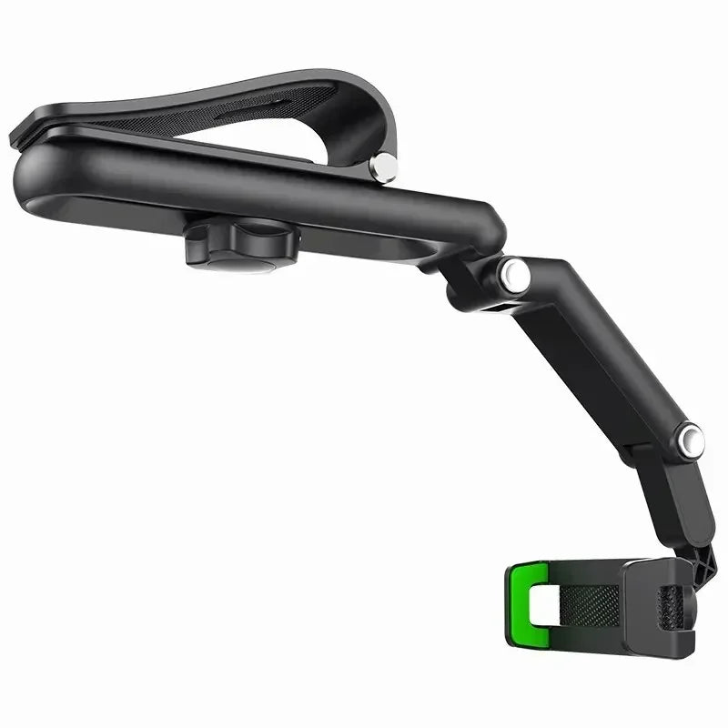 360°-Rotating Sun Visor Car Phone Clip Holder – Installation-Friendly Bracket for GPS & Mobile Devices, Vehicle Mount