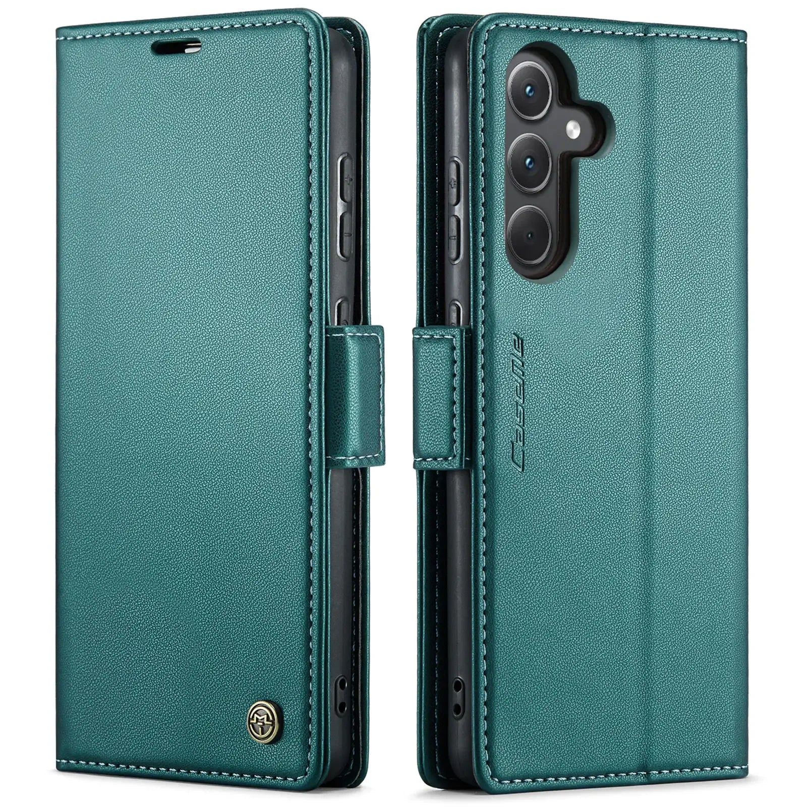Samsung Galaxy A55 5G / A35 / A25 / A05S (2024) Wallet Case – Card Holder, RFID Blocking, Durable Leather Kickstand Phone Cover
