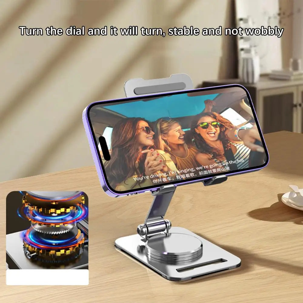 Foldable Phone Stand – Portable Desktop Holder for Smartphones, Desk Dock for Bedroom & Living Room
