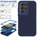 Blue Samsung Galaxy S21 Series Heavy Duty Case