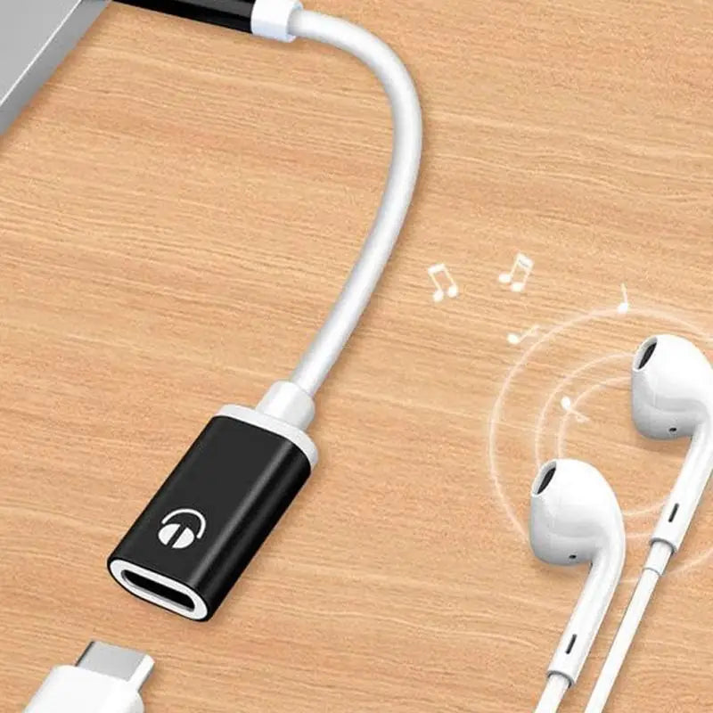 Type-C to 3.5mm Headphone Converter – 3.5mm Male to USB-C Female Audio Adapter for MP3 Players, Laptops, and Tablets