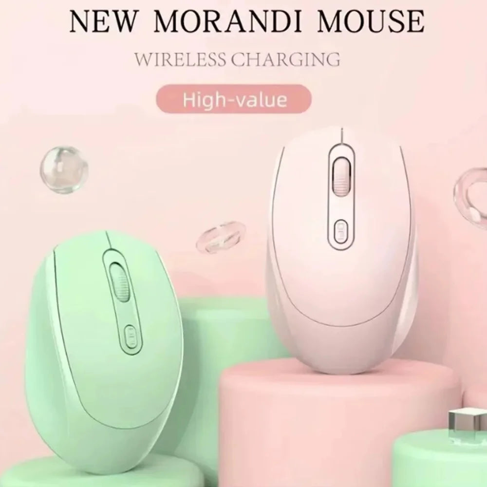 Bluetooth/2.4GHz Dual-Mode Wireless Mouse — Ergonomic, USB Receiver Included