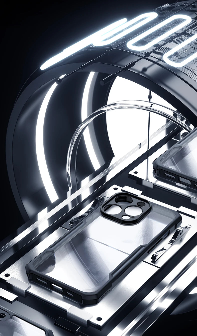 iPhone 17 Pro / Pro Max Air Case — Shock-Absorbing, Anti-Yellowing Acrylic & TPU Back Cover