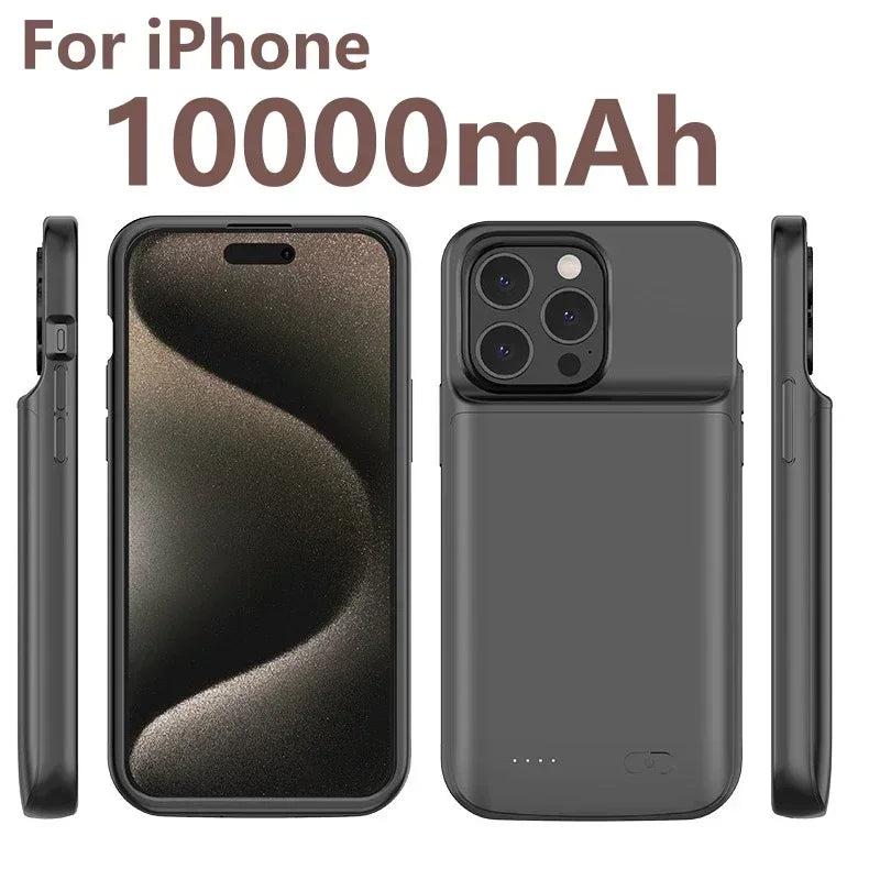 2025 New 10000Mah Battery Charger  for iphone 14 15 12 11  X XS XR Pro Max 6 6S 7 8 Plus Battery Case Pow