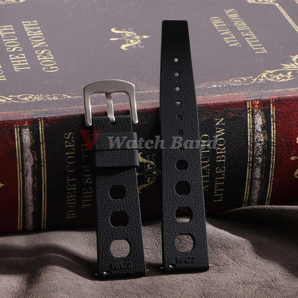 Rubber Mechanical Watch Strap – 20mm/22mm Replacement for Seiko & Oris Dive Watches Wrist Bands