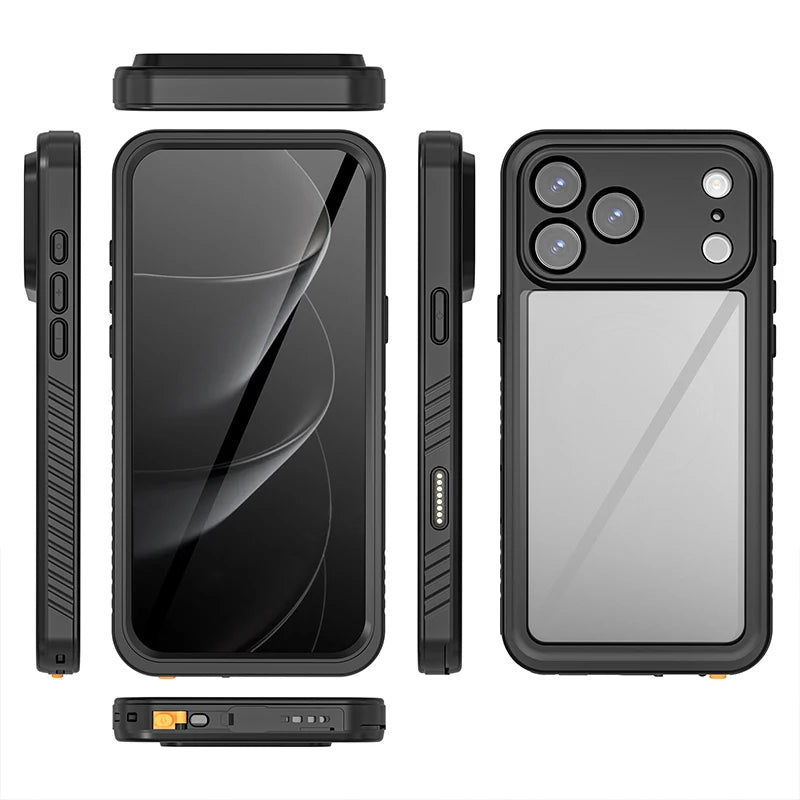 Heavy-Duty IP68 Waterproof Case for iPhone 17 Series (Pro/Max/Air) — Full-Protection, Drop Resistant, All-Round Protective Cover