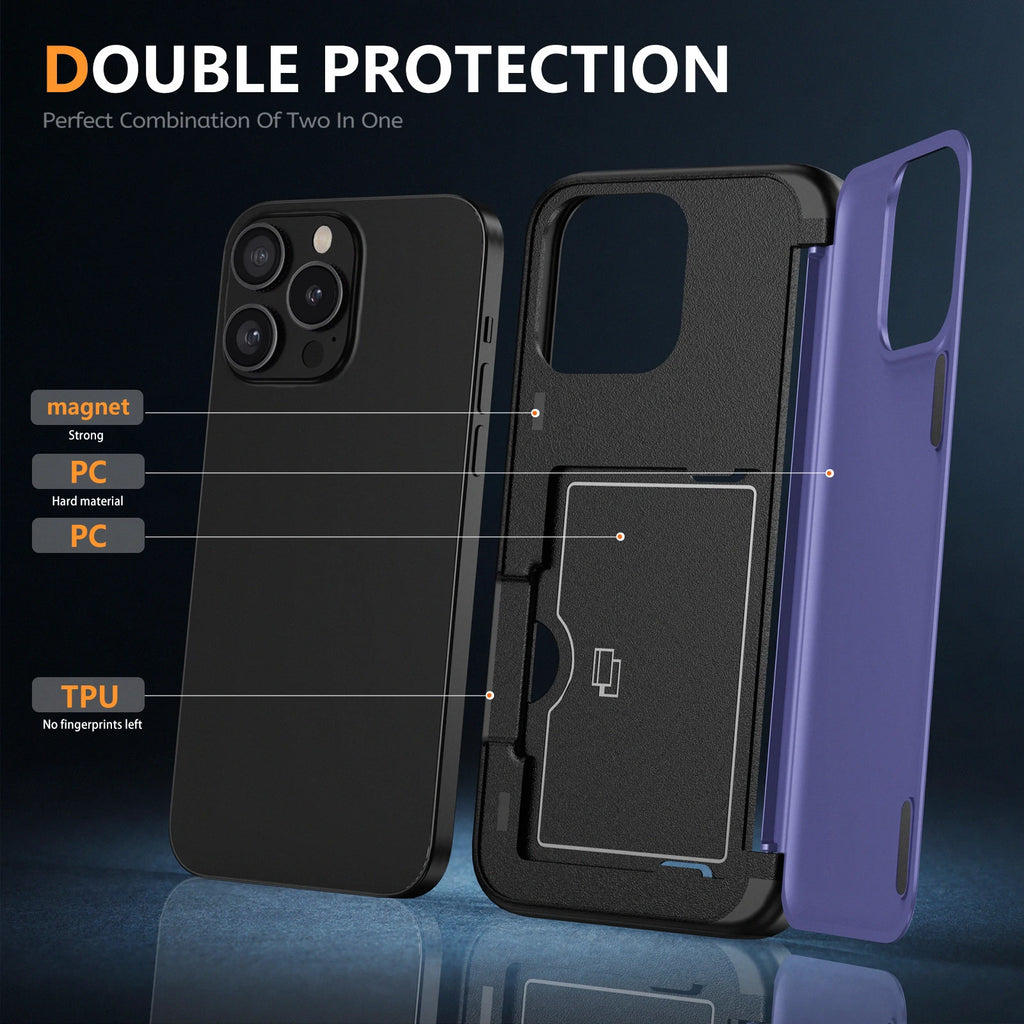 iPhone 13 Series Hybrid Rugged Case – Protective Kickstand Cover