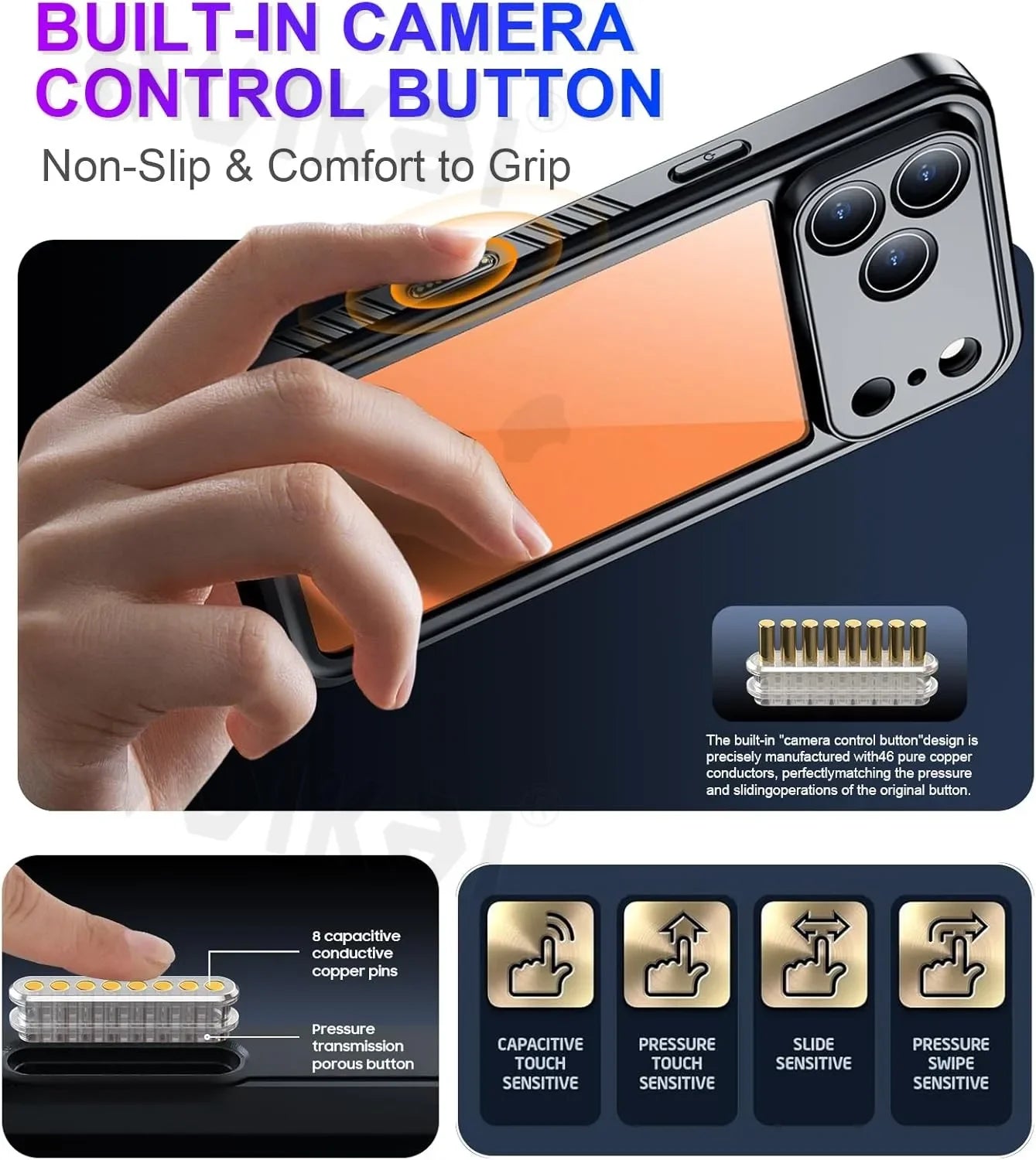 Heavy-Duty IP68 Waterproof Case for iPhone 17 Series (Pro/Max/Air) — Full-Protection, Drop Resistant, All-Round Protective Cover