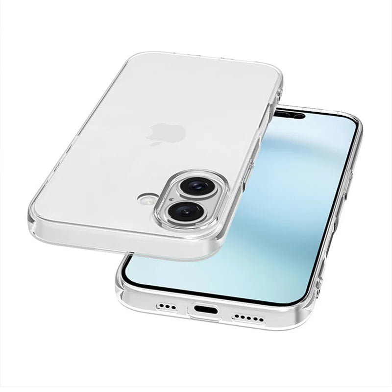Sleek Slim Clear Silicone iPhone 16  Cases for Ultimate Protection