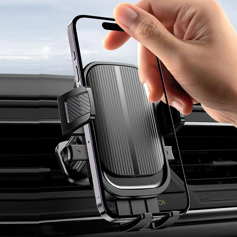 Gravity Car Phone Holder for Air Vent – 360° Rotation, One-Hand Placement, Smart Phone Mount