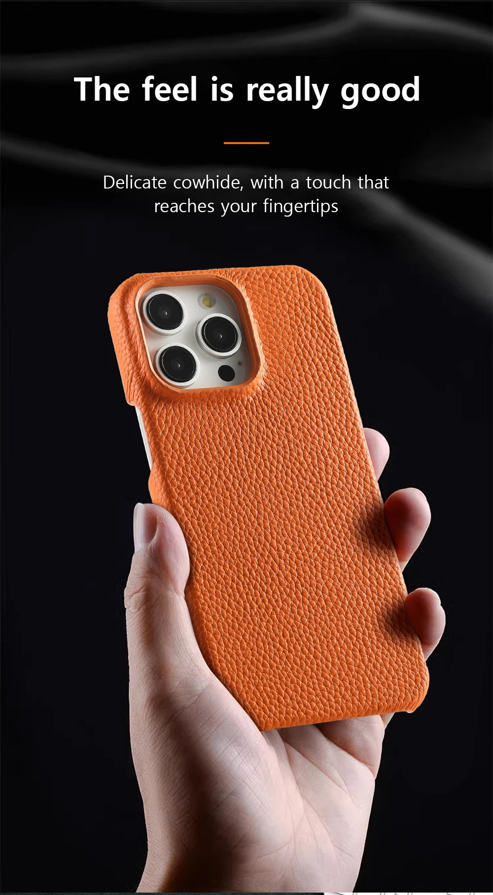 Luxury MagSafe Leather Case for iPhone 17/16/15 Pro Max Air – Cowhide Magnetic Cover
