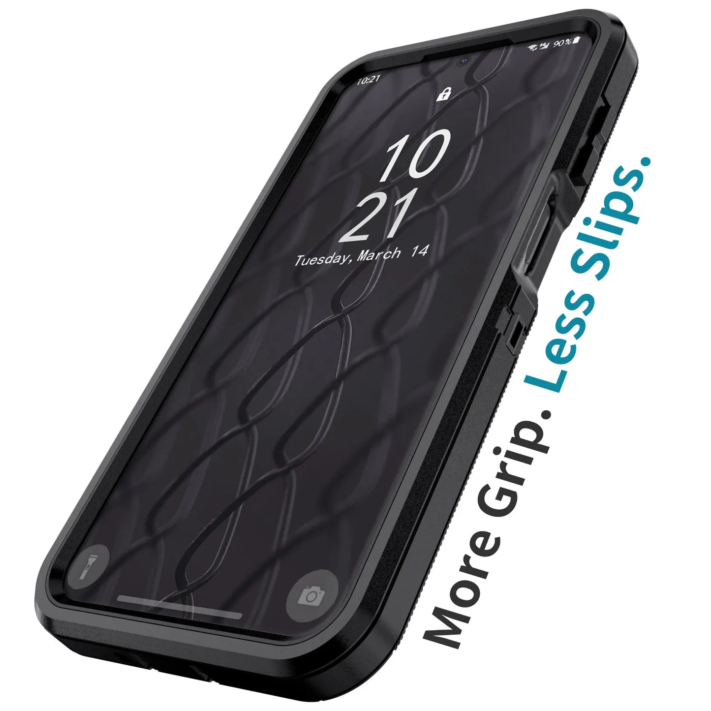 Black Samsung Galaxy A16 5G Case – Heavy Duty Shockproof 3-in-1 Case