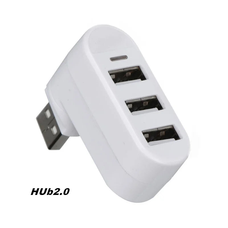 Wireless USB 3.0/2.0 Hub Adapter for Laptop – 3 Ports, USB Splitter, U Disk Reader