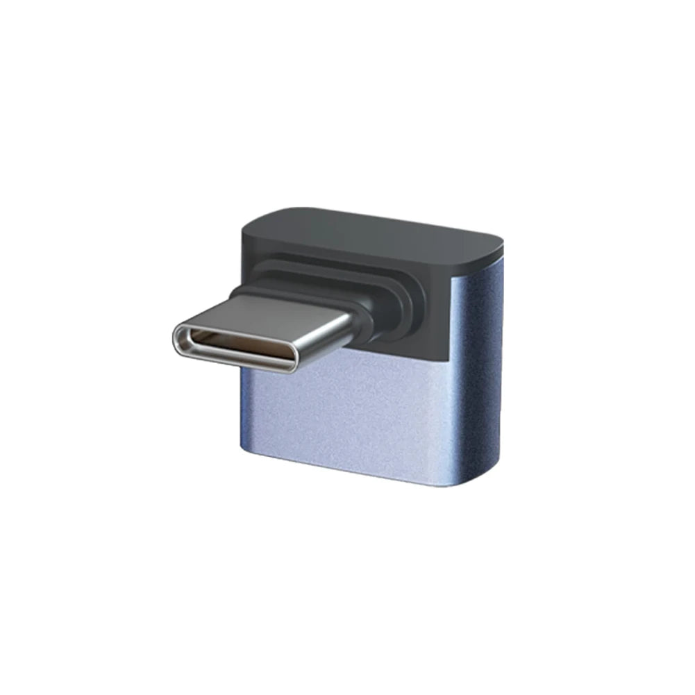 USB 3.1 to Type-C OTG Adapter – 90° Fast Charging & Data Converter, 10Gbps Computers and Phones
