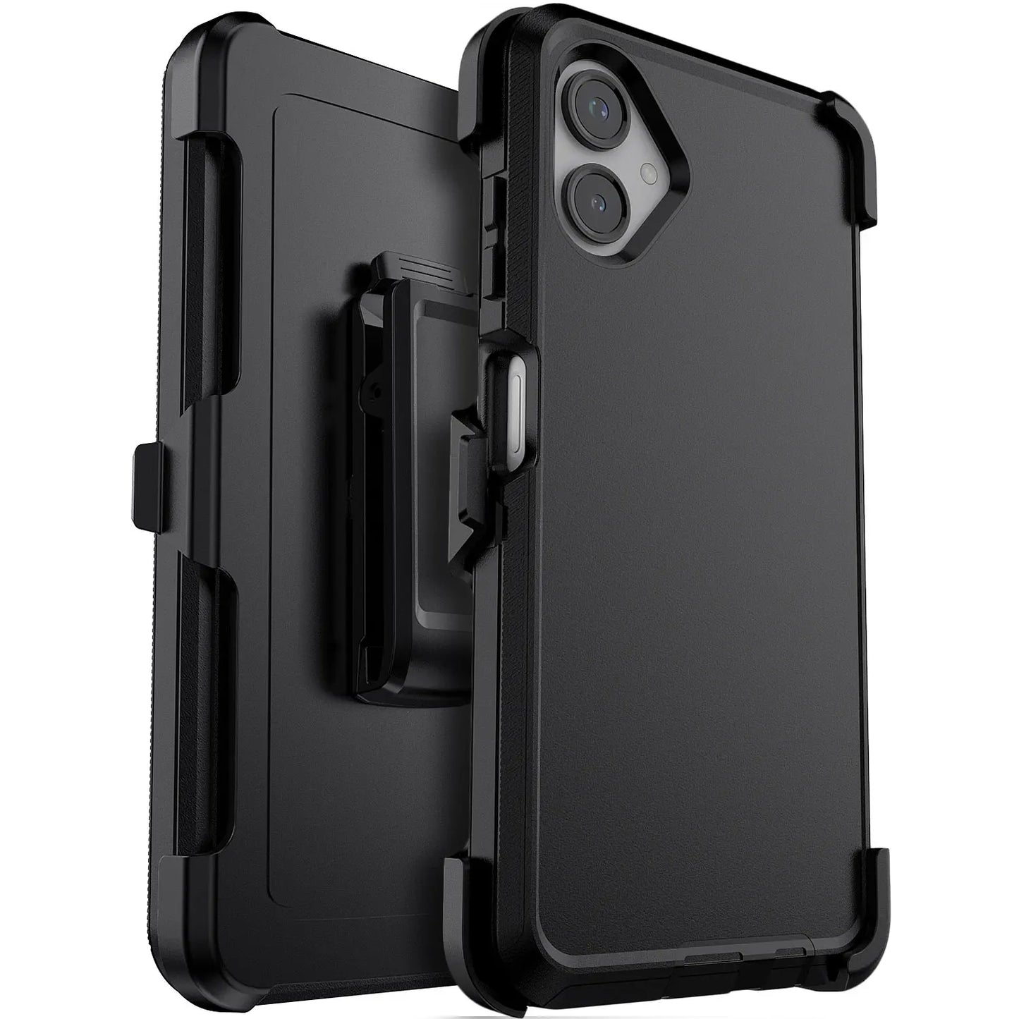 Black Heavy Duty Shockproof Samsung Galaxy A06 / A36 / A56 Case – Rugged 3-in-1