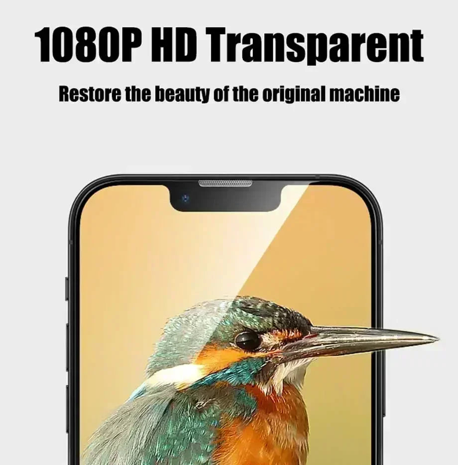 4 PCS Full Cover Tempered Glass For iPhone 11 12 13 14 15 Pro Max Screen Protector For iPhone X XR XS Max 7 8 6 Plus Glass Film