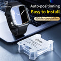 SmartDevil Full Glue Soft Film Screen Protector for Apple Watch – 41mm/45mm, SE, 44mm/40mm, Models 4–8, HD, Easy Install