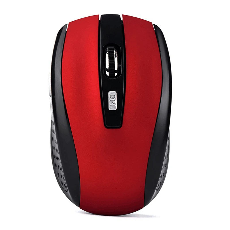 2.4G USB Red Optical Wireless Mouse 6D Computer Laptop Gaming Mouse Ergonomic Wireless Mouse