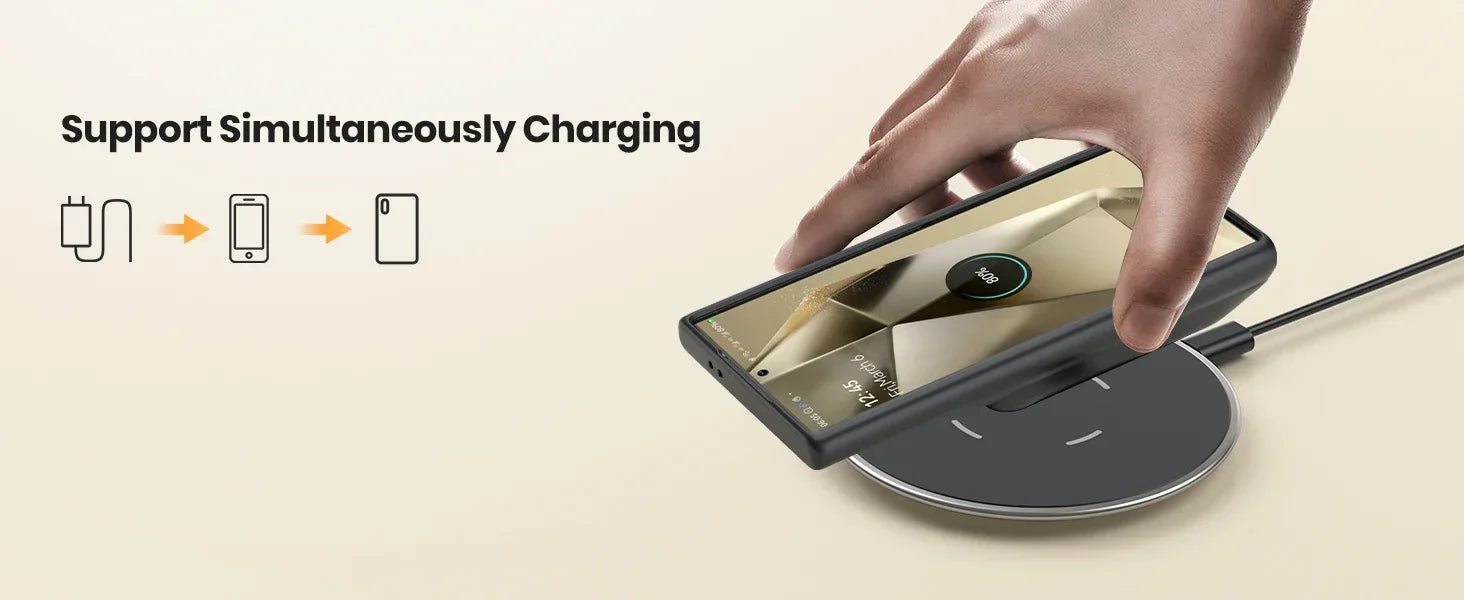 Samsung Galaxy S24 Ultra / S24 Plus Battery Case 10000mAh – Fast Power Bank Charger Cover, 6.8" Phone Battery Pack Case