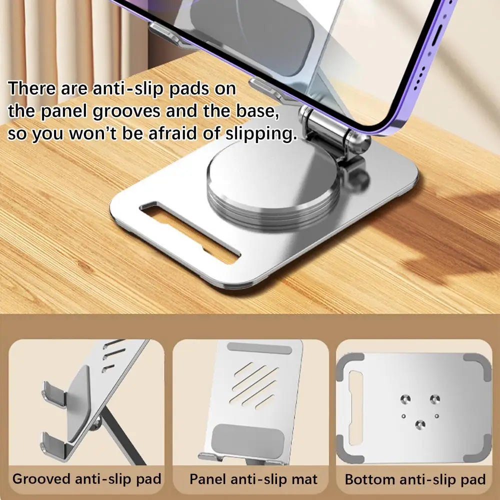 Foldable Phone Stand – Portable Desktop Holder for Smartphones, Desk Dock for Bedroom & Living Room