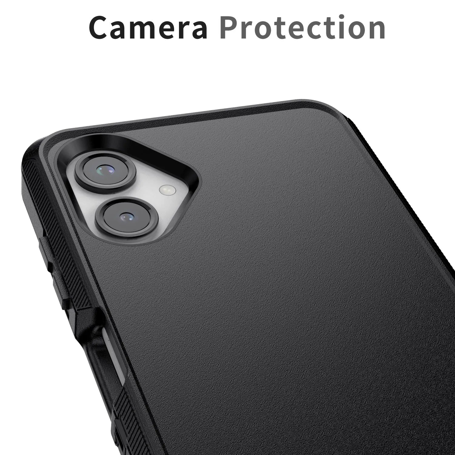 Black Heavy Duty Shockproof Samsung Galaxy A06 / A36 / A56 Case – Rugged 3-in-1