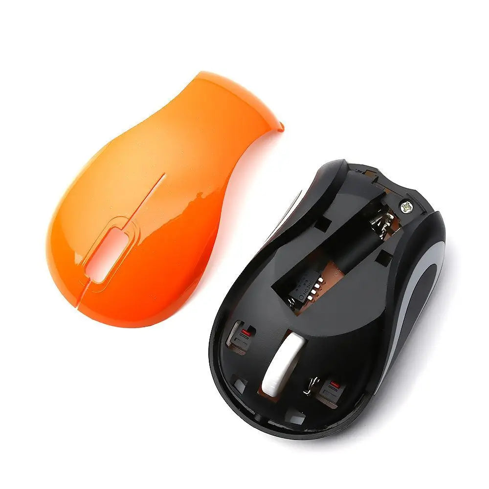 Cute Mini 2.4GHz Wireless Mouse — USB Portable Optical Mice for PC & Laptop, Cordless Computer Peripherals
