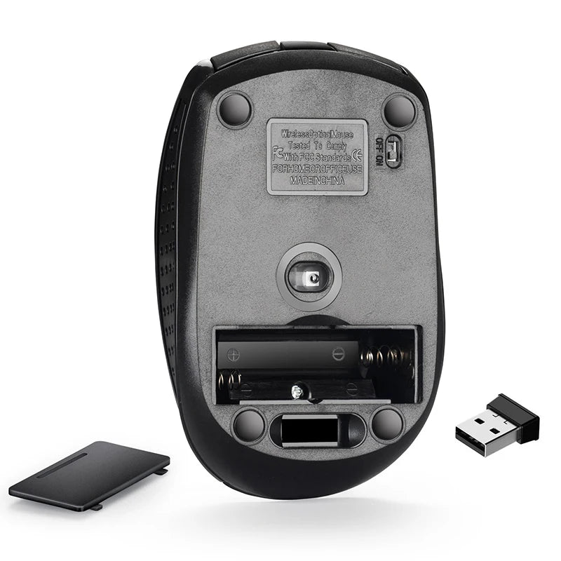 2.4G USB Red Optical Wireless Mouse 6D Computer Laptop Gaming Mouse Ergonomic Wireless Mouse