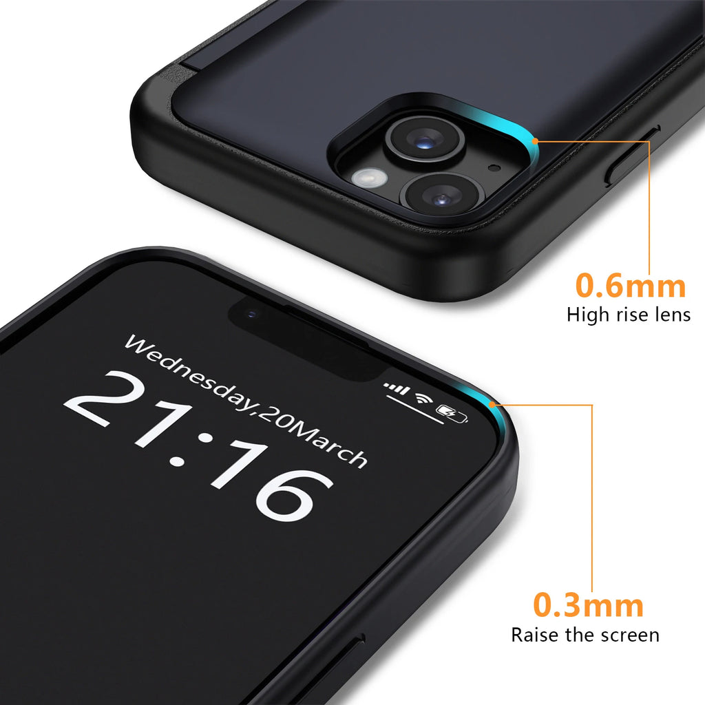 iPhone 13 Series Hybrid Rugged Case – Protective Kickstand Cover