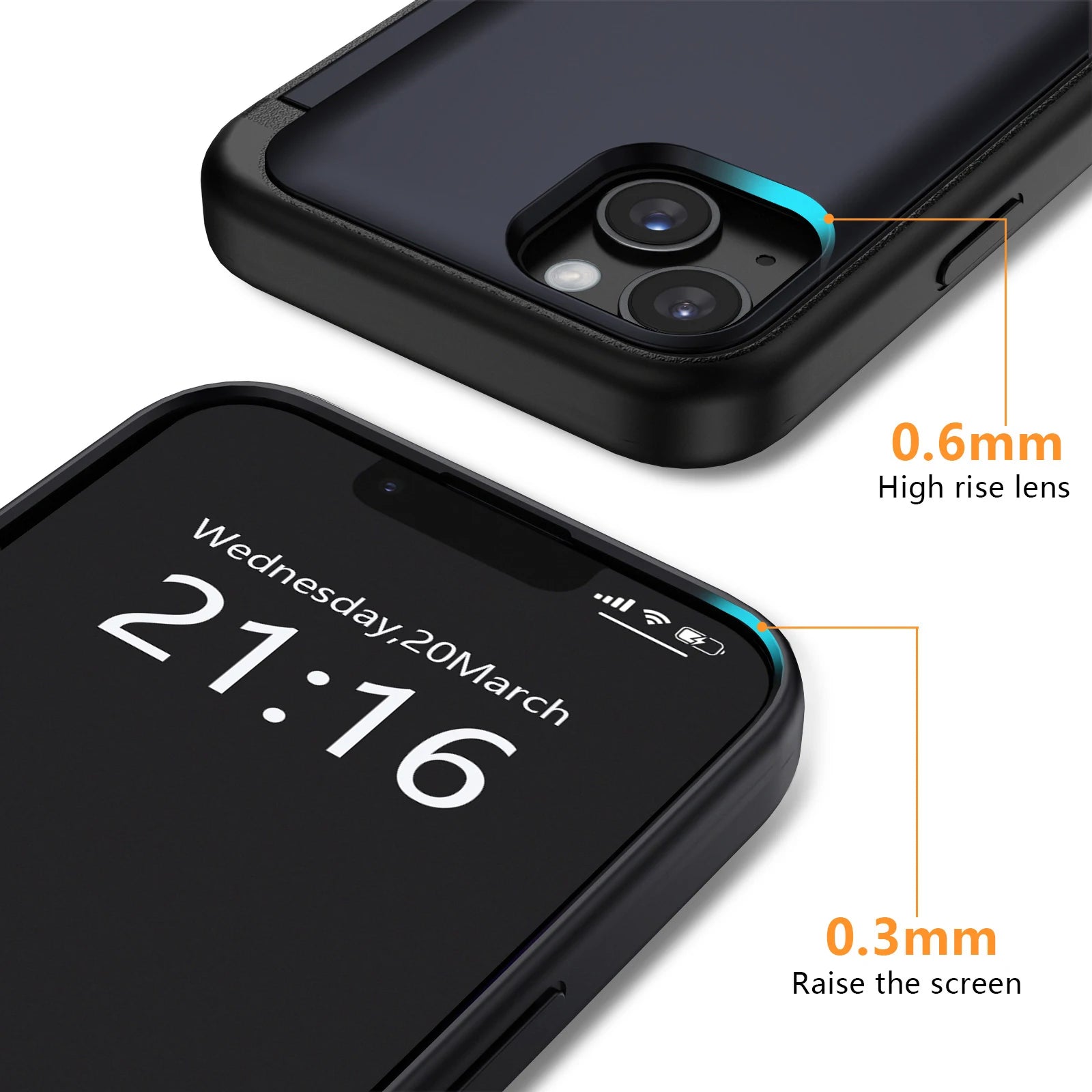 iPhone 13 Series Hybrid Rugged Case – Protective Kickstand Cover