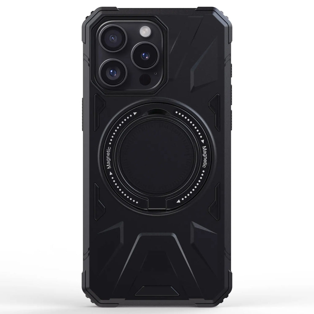 Black iPhone 14 Series Case – Shockproof Heavy Duty Hybrid Cover