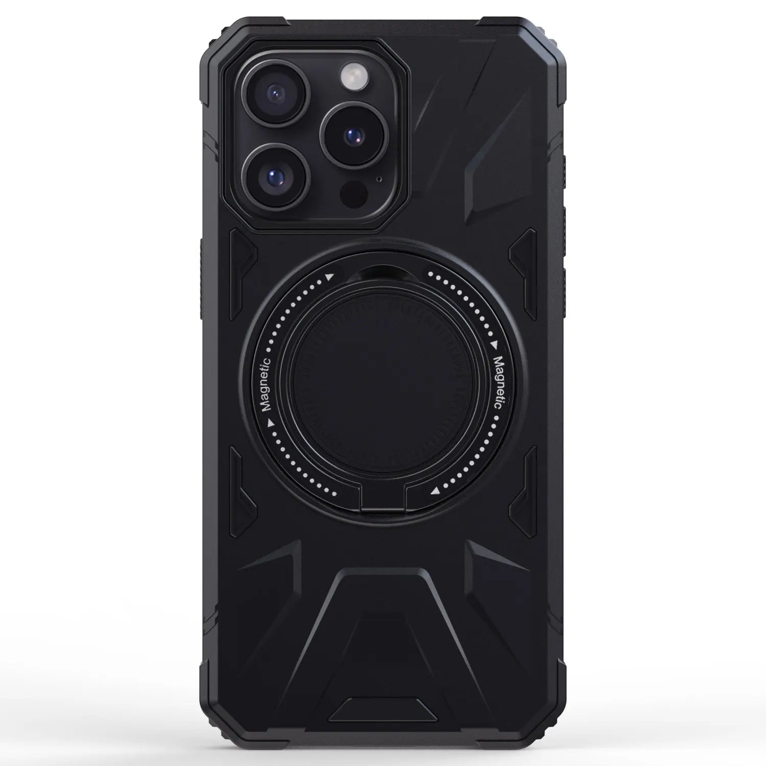 Black iPhone 14 Series Case – Shockproof Heavy Duty Hybrid Cover