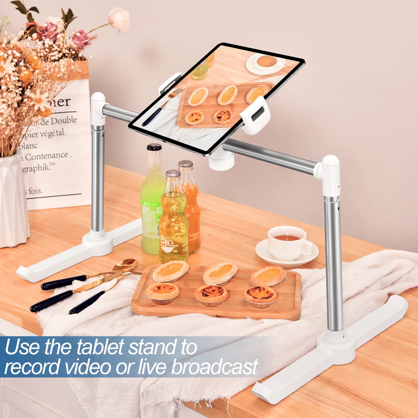 Foldable Bed & Sofa Phone & Tablet Holder – Adjustable Desktop Stand with Angle & Height, Lazy Bracket Clip