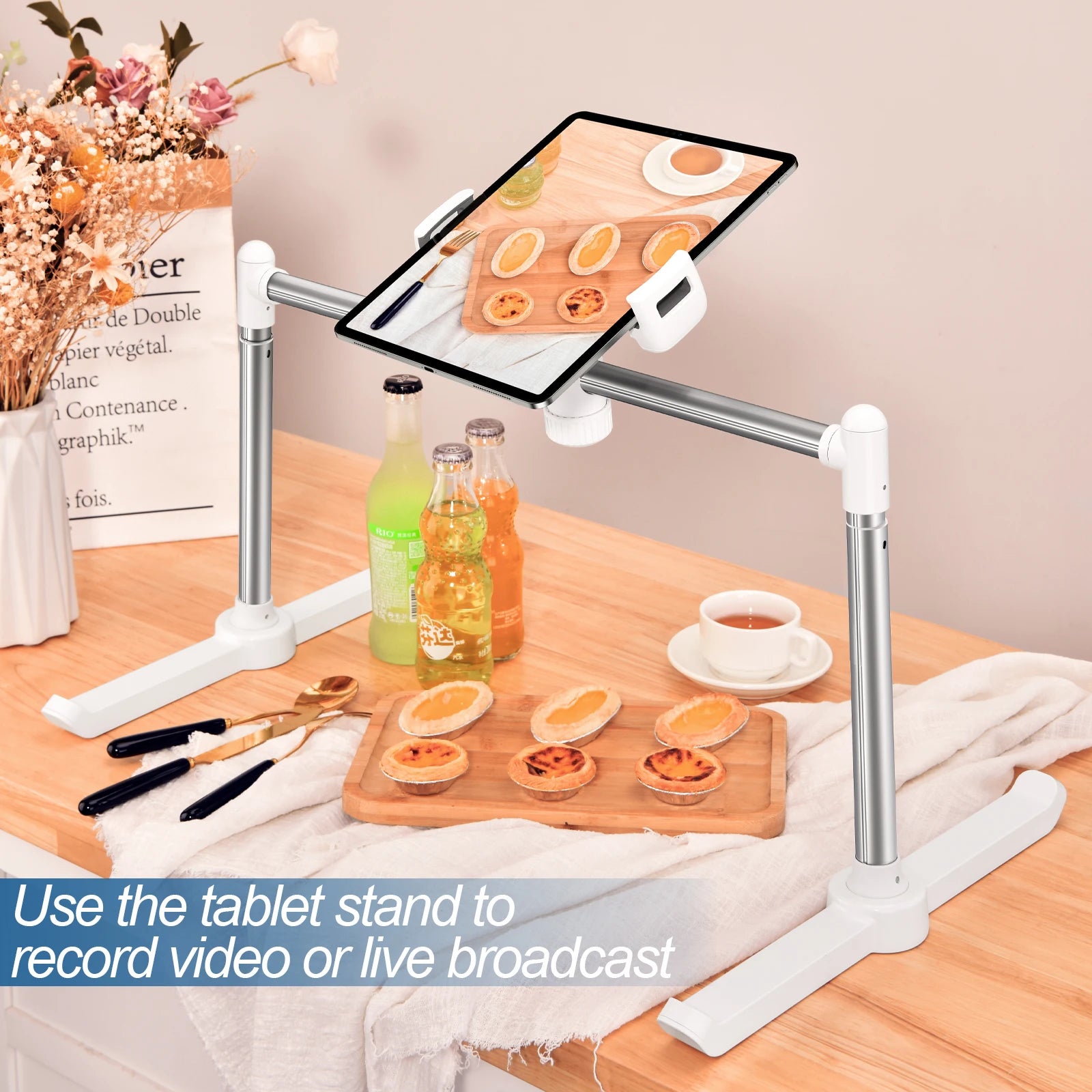 Foldable Bed & Sofa Phone & Tablet Holder – Adjustable Desktop Stand with Angle & Height, Lazy Bracket Clip