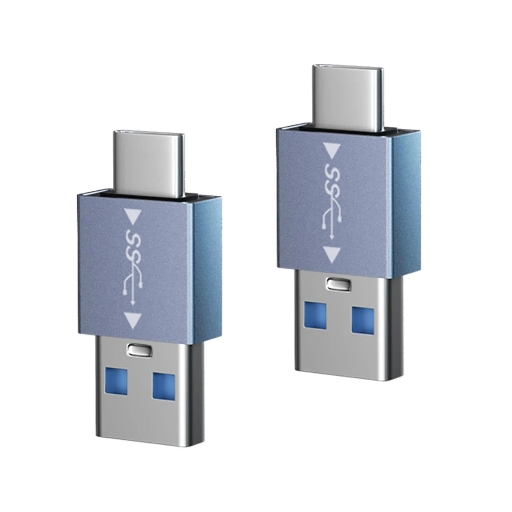 USB 3.1 to Type-C OTG Adapter – 90° Fast Charging & Data Converter, 10Gbps Computers and Phones