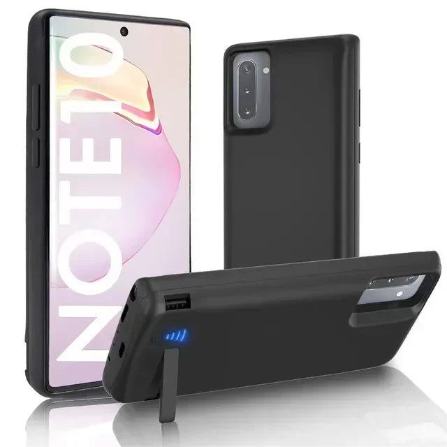 Samsung Galaxy Battery Case 10000mAh – for S10/S20/S21/S22+/ Ultra and Note 8–10 – Power Bank Paddle Back Cover