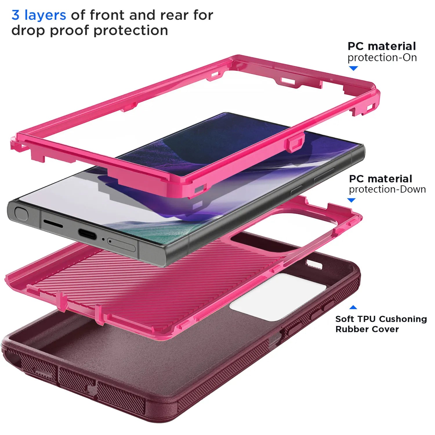 Red Samsung Galaxy Note20 Ultra / Note 20 Case