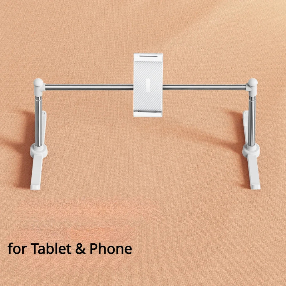 Foldable Bed & Sofa Phone & Tablet Holder – Adjustable Desktop Stand with Angle & Height, Lazy Bracket Clip