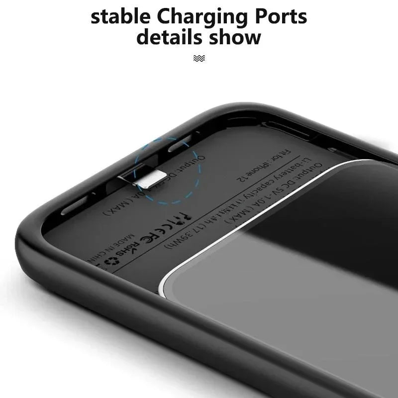 2025 New 10000Mah Battery Charger  for iphone 14 15 12 11  X XS XR Pro Max 6 6S 7 8 Plus Battery Case Pow