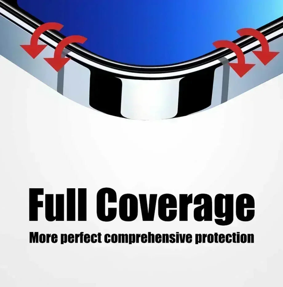 4 PCS Full Cover Tempered Glass For iPhone 11 12 13 14 15 Pro Max Screen Protector For iPhone X XR XS Max 7 8 6 Plus Glass Film