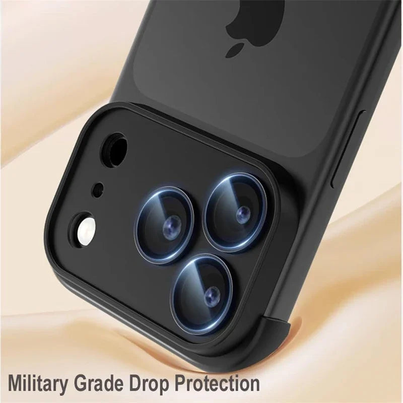 Frameless Corner Camera Lens Protector Case for iPhone 17 Series — Air / Pro / Pro Max, Plus 14/13/12/15/16