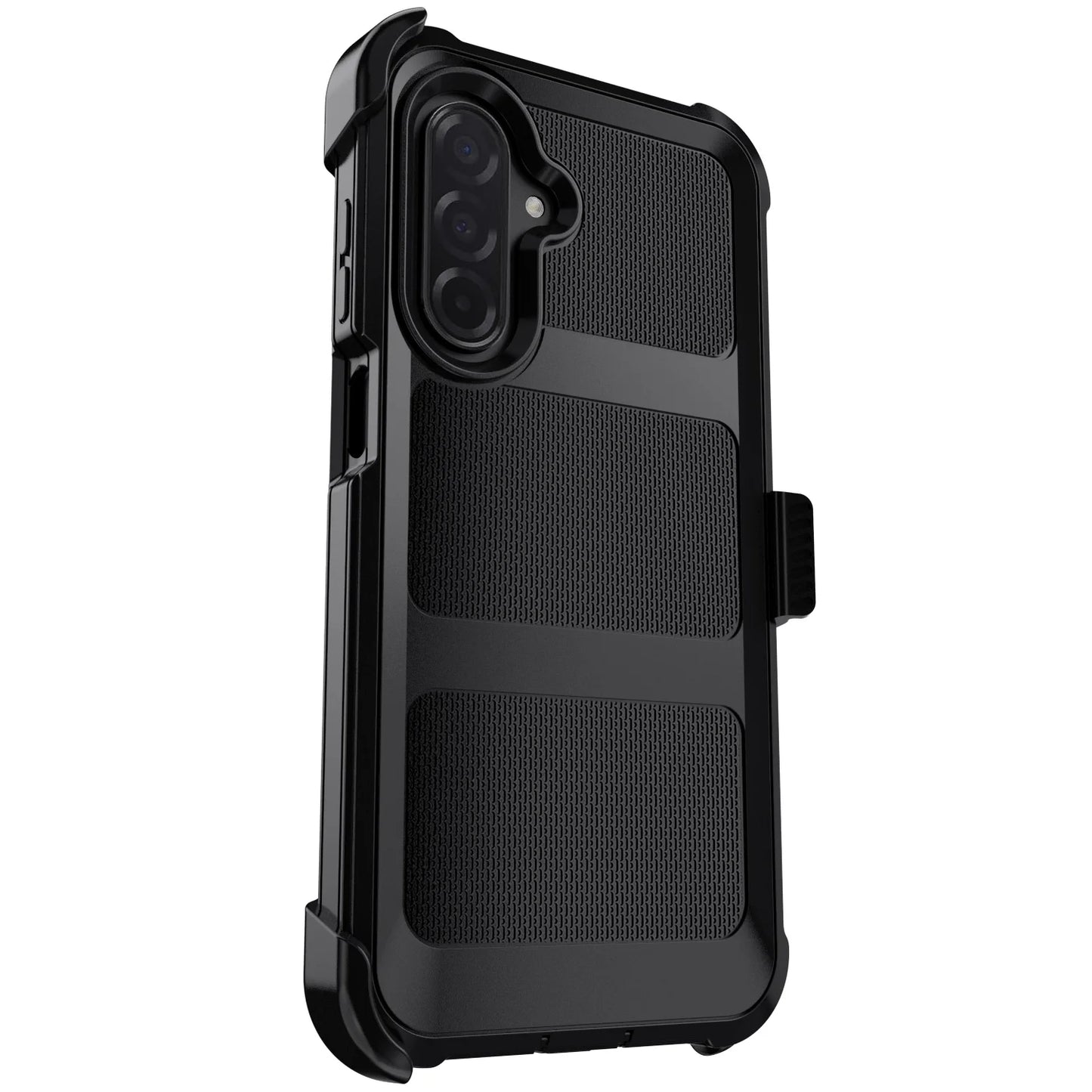 Black Samsung Galaxy A06/A16/A26/A36/A56 Case – Rugged Dual-Layer Shockproof Heavy Duty