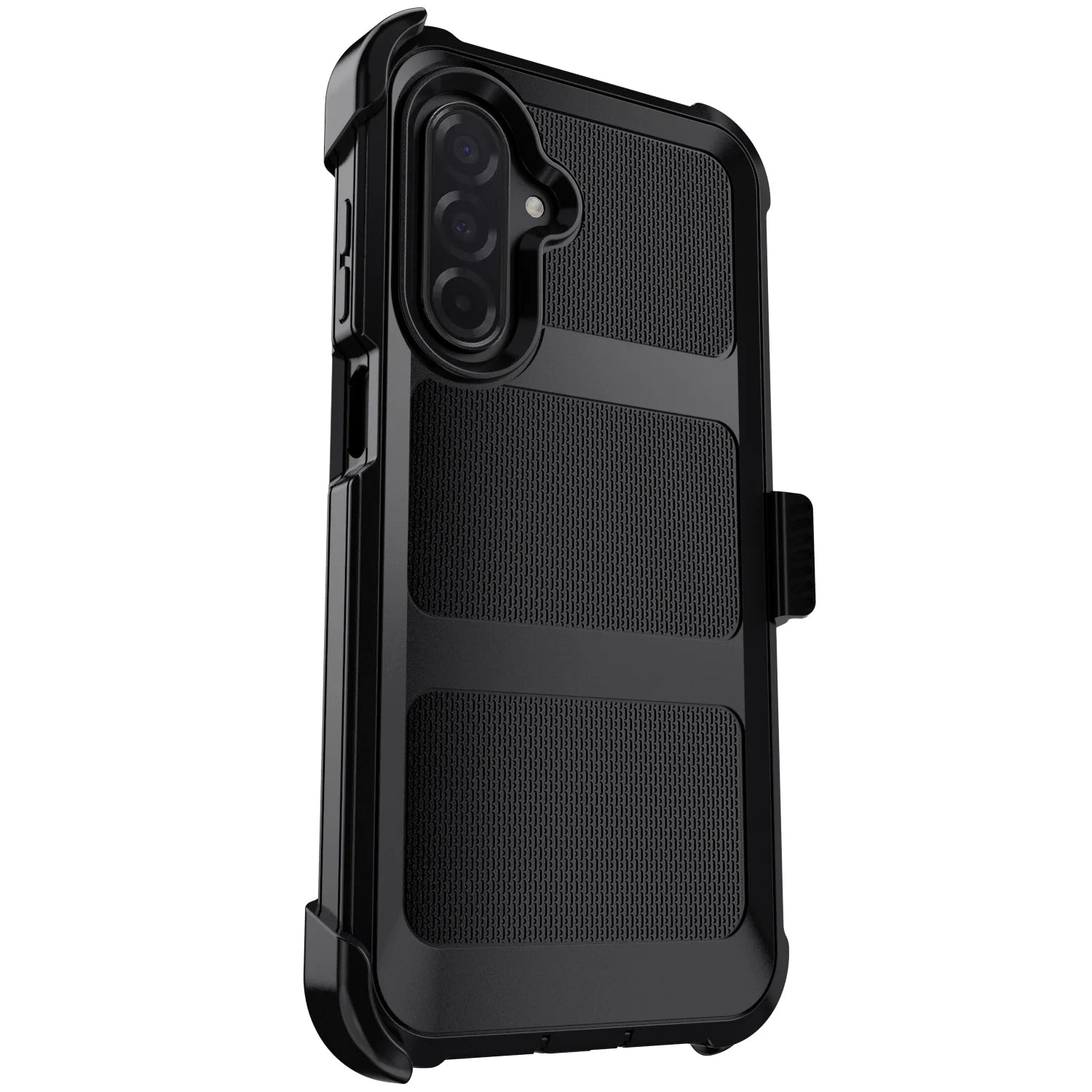 Black Samsung Galaxy A06/A16/A26/A36/A56 Case – Rugged Dual-Layer Shockproof Heavy Duty